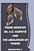 PRIME MINISTER Mr. A.B. VAJPAYEE AND THE ABDICATION OF POWER