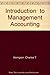 Introduction to Management Accounting