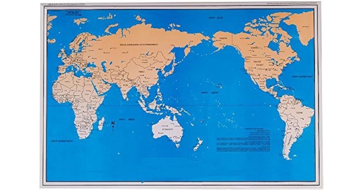 Mcarthurs Universal Corrective Map Of The World World Map Images