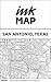 Inkmap San Antonio, Texas -...