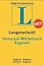 Langenscheidts Universal Wörterbuch: Englisch