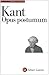 Opus postumum