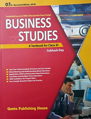 BUSINESS STUDIES A TEXTBOOK FOR CLASS-XI (Paperback)
