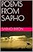 POEMS FROM SAPHO by sapho byron