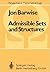 Admissible Sets and Structures: An Approach to Definability Theory (Perspectives in Mathematical Logic)