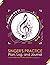 Singer's Practice Plan, Log, and Journal - Purple by Nancy Bos