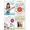 end everyday pain for 50+, hidden healing powers of super & whole foods, healthy medic food for life and healing back pain 4 books collection set - a 10-minute-a-day program of stretching