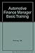 Automotive Finance Manager Basic Training