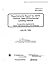 Requirements Report for Sst...