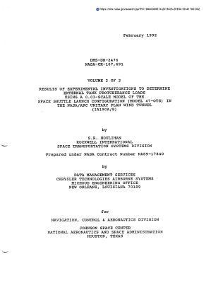 Results of Experimental Investigations to Determine External Tank Protuberance Loads Using a 0.03-Scale Model of the Space Shuttle Launch Configuration (Model 47-Ots) in the Nasa/ARC Unitary Plan Wind Tunnel, Volume 2