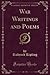 War Writings and Poems (Classic Reprint)