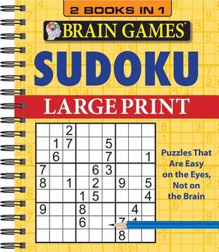Brain Games - 2 Books in 1 - Sudoku (Large Print)