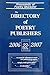 The Directory of Poetry Publishers, 2006-2007