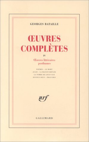 Œuvres complètes, tome IV : Œuvres littéraires posthumes (Paperback)