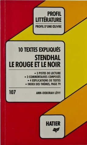 Le Rouge - Stendhal 107 (Mass Market Paperback)