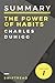 Summary: The Power of Habit...