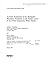 Acoustic Evaluation of the ...