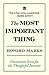 The Most Important Thing