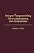 Integer Programming: Theory, Applications, and Computations (Operations research and industrial engineering)