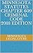 MINNESOTA STATUTES CHAPTER 609 CRIMINAL CODE 2018 EDITION