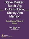 Only Happy When It Rains Sheet Music Only Happy When It Rains Sheet Music