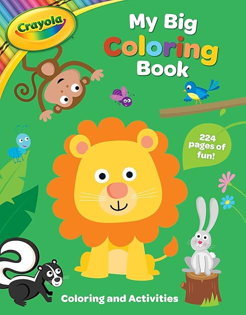 Crayola: My Big Coloring Book (A Crayola My Big Coloring Activity Book for Kids) (Crayola/BuzzPop)