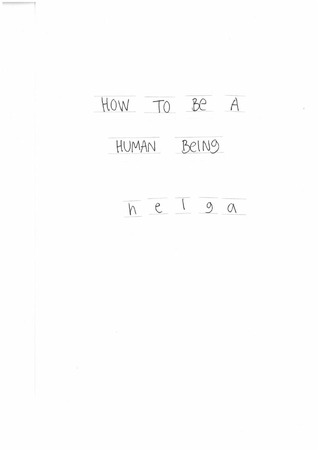 How to Be a Human Being (ebook)