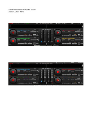 Selections from my VirtualDJ history