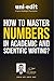 How to master numbers in academic and scientific writing? by Ozy Abram