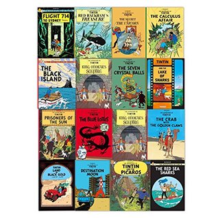 Tintin Comic Books Series Set for Children - Brand New 16 Graphic Books Collection by Herge (Paperback)