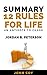 Summary of 12 Rules for Lif...