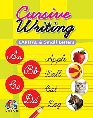 Cursive Writing Book Small Capital Letters By Tri Color