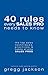 40 Rules Every Sales Pro Ne...