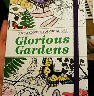 Glorious Gardens: Creative Coloring Book for Grown-Ups Mini (Hardcover)