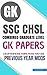 SSC CHSL GK PreviousYear Pa...