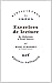Exercices de lecture: De Rabelais à Paul Valéry
