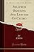 Selected Orations and Letters of Cicero