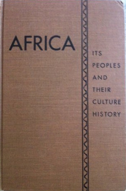 Africa: Its Peoples and their Culture History (Hardcover)
