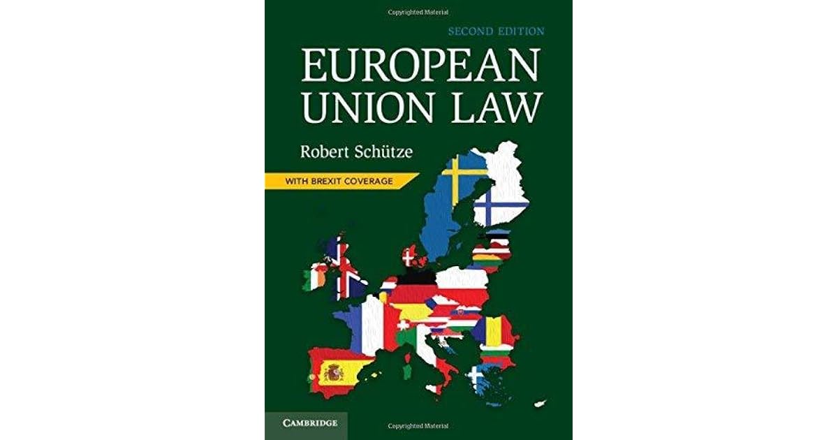 European Union Law by Robert Schütze