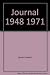 journal 1948 1971 by Aquin Hubert