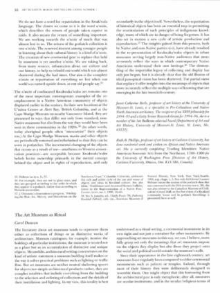 The Art Museum as Ritual