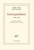 Correspondance (1945-1959) (French Edition)