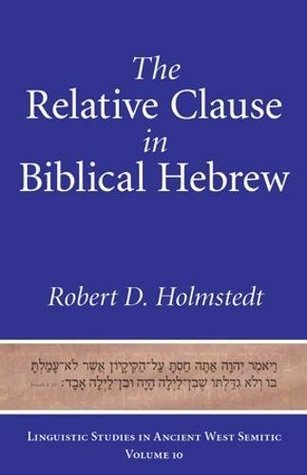 The Relative Clause in Biblical Hebrew (Hardcover)