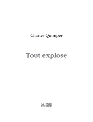 Tout explose (Paperback)