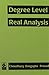Degree Level Real Analysis