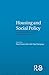 Housing and Social Policy: Contemporary Themes and Critical Perspectives (Housing and Society Series)