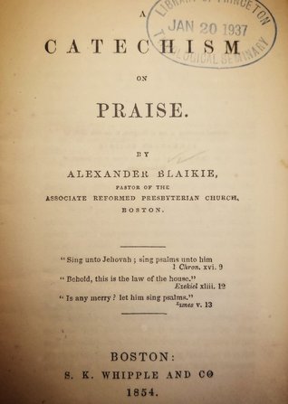 a catechism on praise