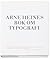Arne Heines bok om typografi