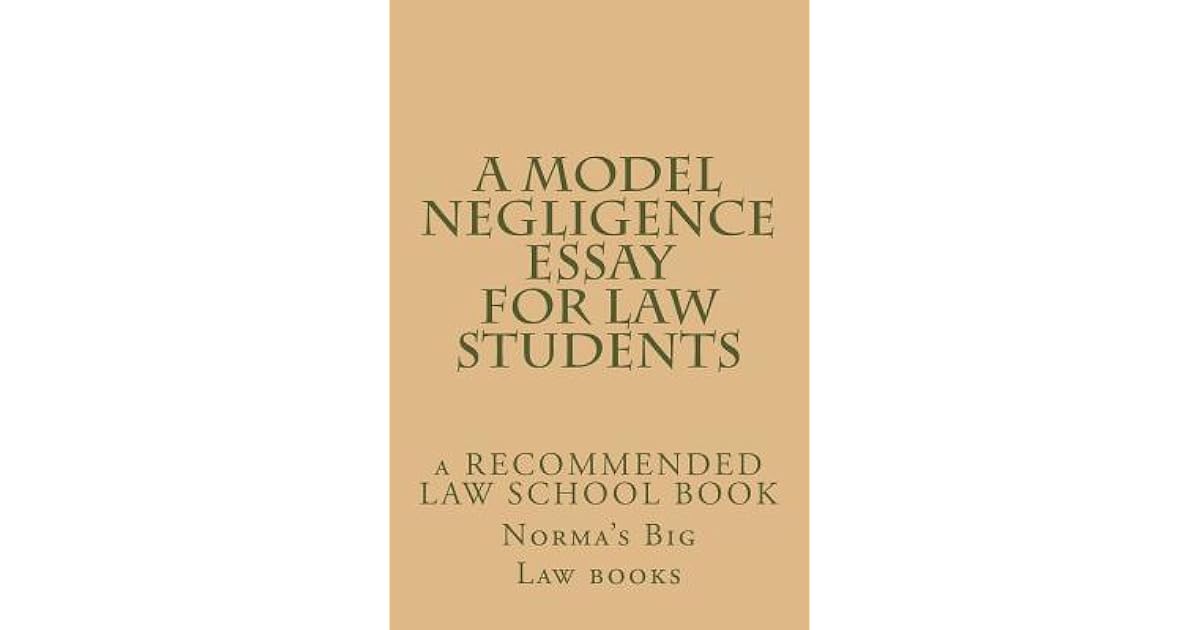 Negligence answer structure picture