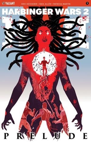 Portada de Harbinger Wars 2: Preludio, de Eric Heisserer